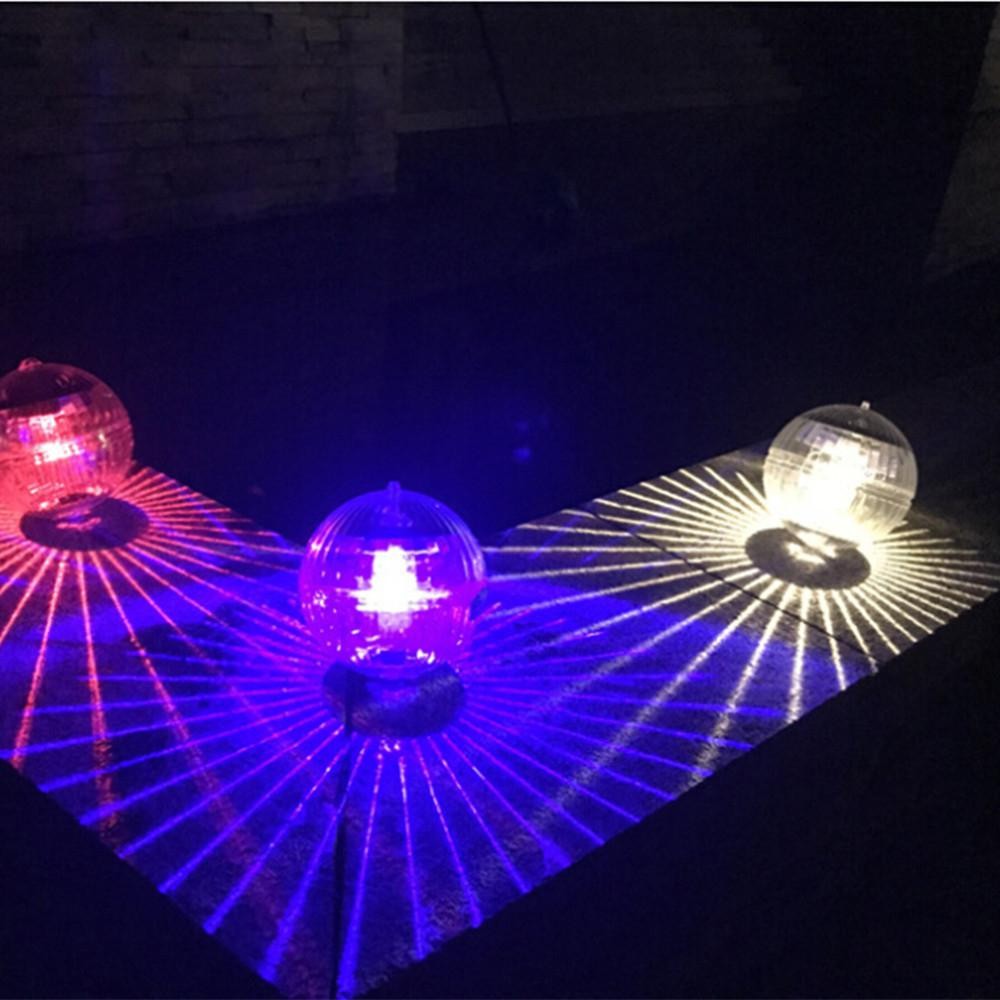 Color Changing Outdoor Waterproof Pond Hydro Garden Floating Ball Lamp LED Underwater Night Light-7