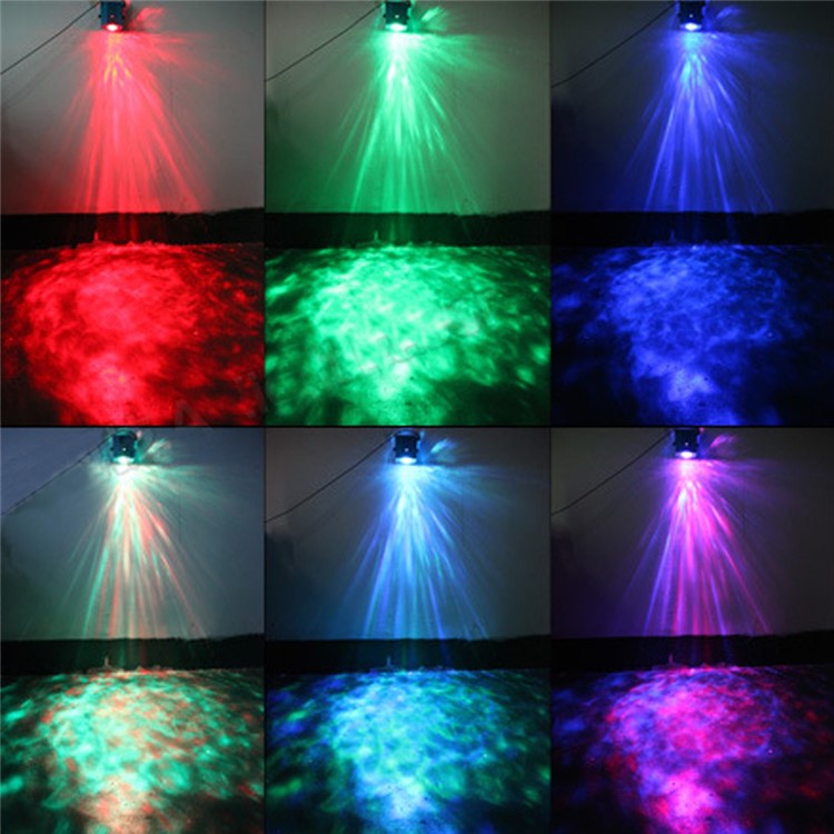Remote Control LED Water Ripples Light for Home Birthday - UK Plug-7