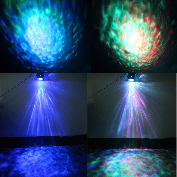 Remote Control LED Water Ripples Light for Home Birthday - UK Plug-8