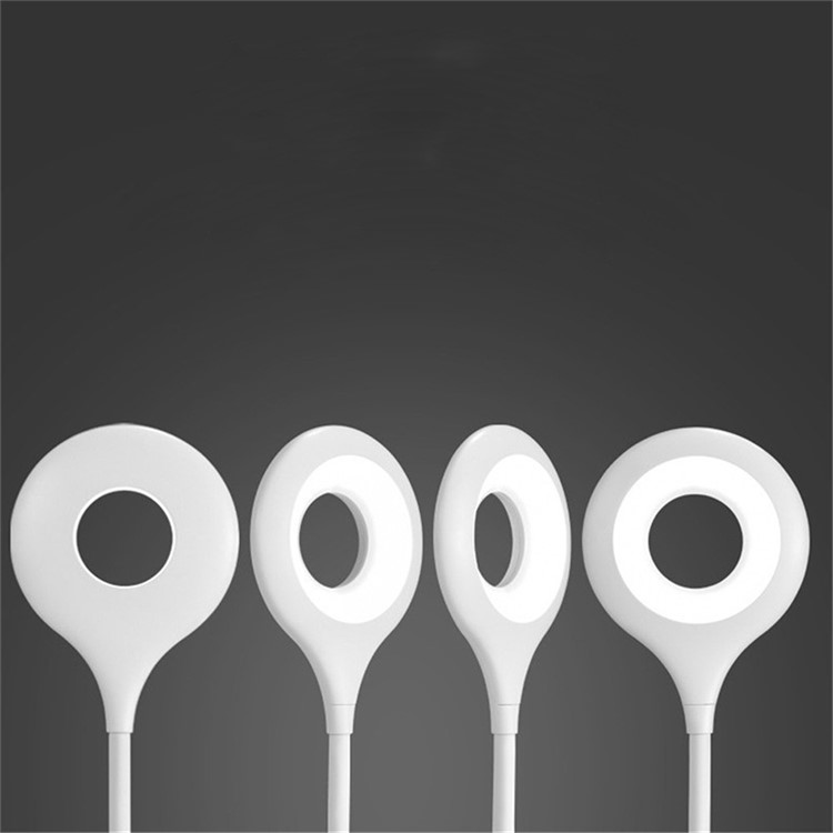 Lámpara Táctil Portátil De Escritorio LED Mesa Recargable USB Lámpara De Lectura De Protección Ocular 1200mah Regulable-7
