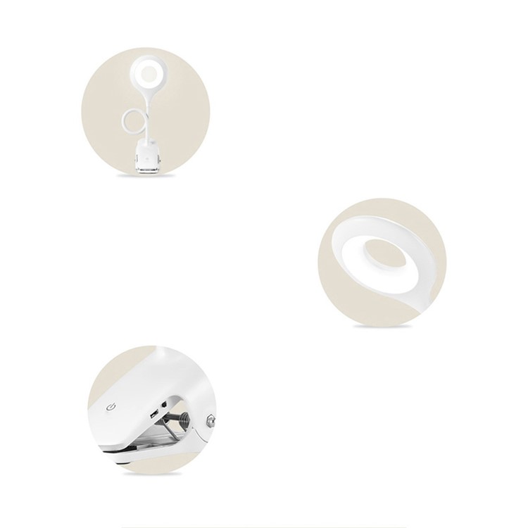 Lámpara Táctil Portátil De Escritorio LED Mesa Recargable USB Lámpara De Lectura De Protección Ocular 1200mah Regulable-9