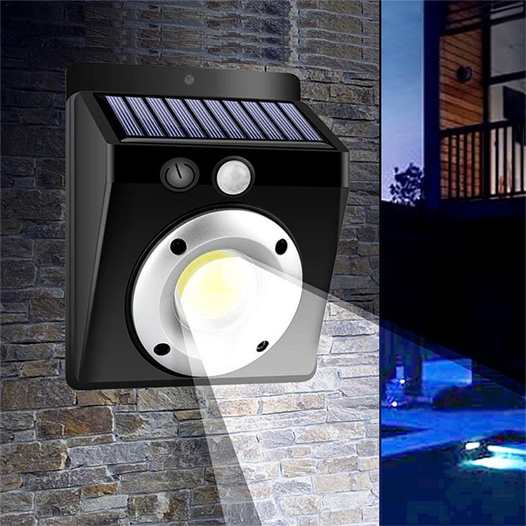 Human Induction COB Outdoor Waterproof Garden Villa Street Lamp Courtyard Solar Wall Light-3