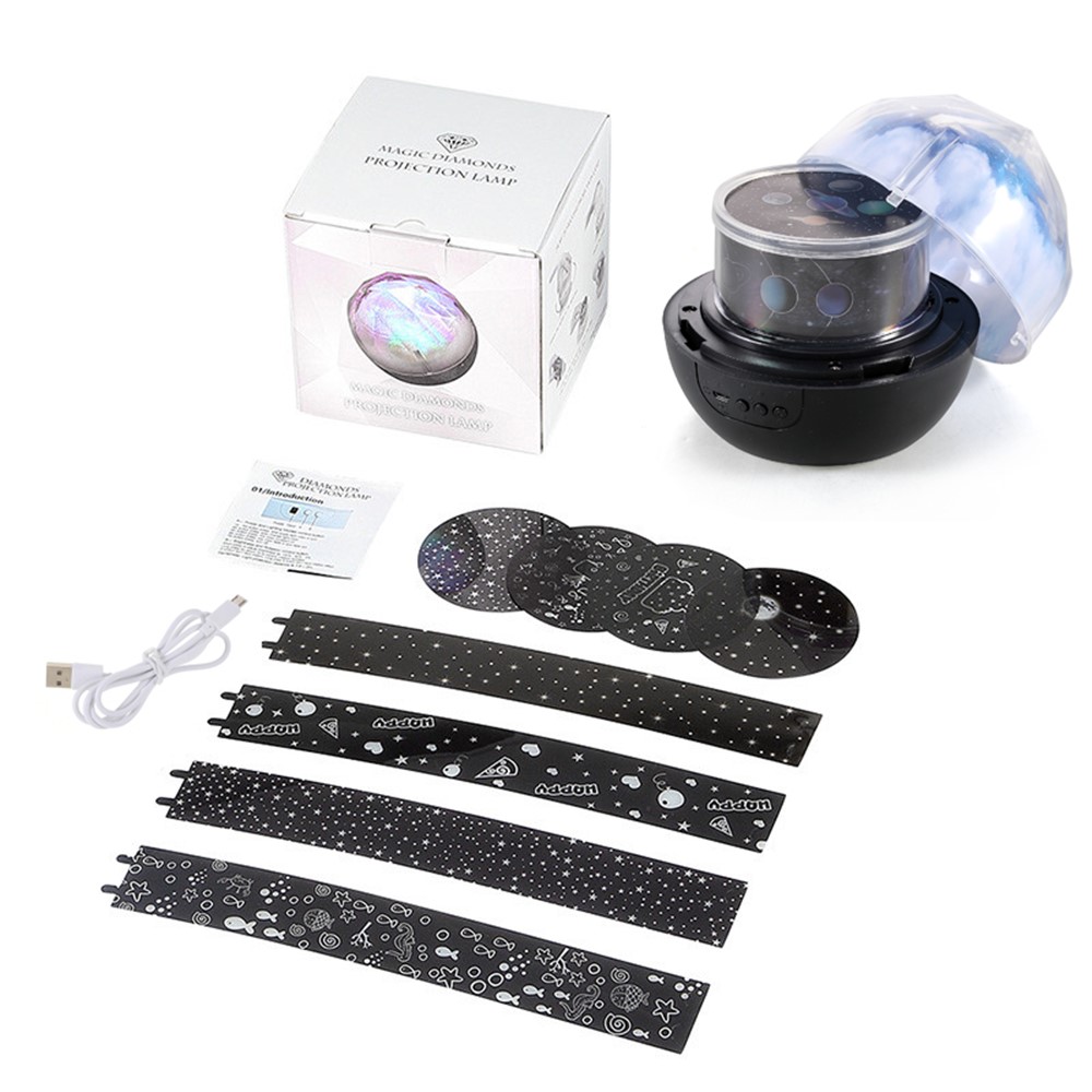 Starry Sky Magic Star Moon Planet Rotating Projector Lamp LED Night Light-4