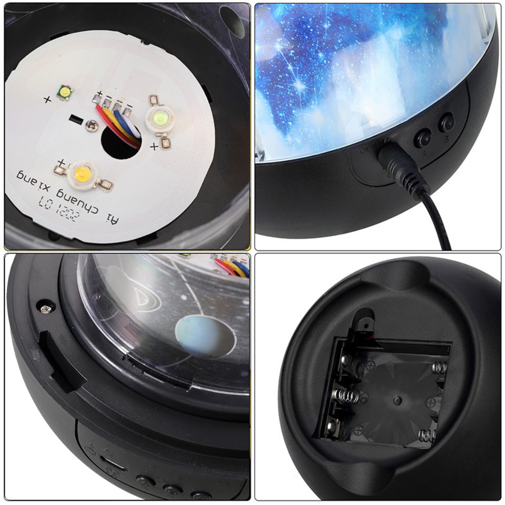 LED Night Light Colorida Starry Sky Planet Magic Star Moon Proyector Universo Lámpara LED Lecata Baby Nursery Light