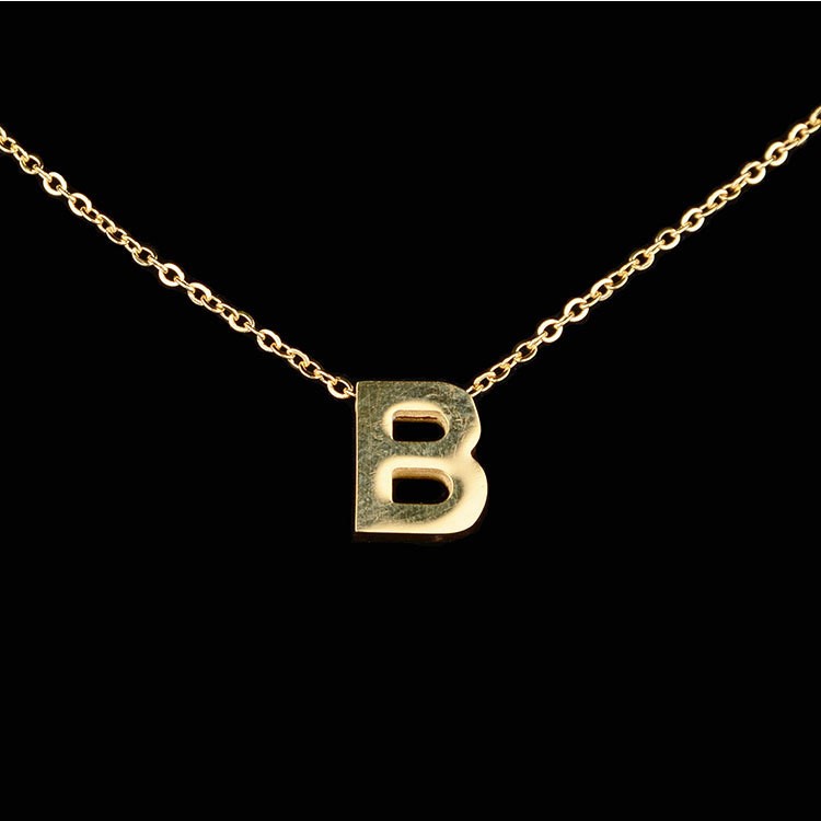 stylish alphabet shape titanium