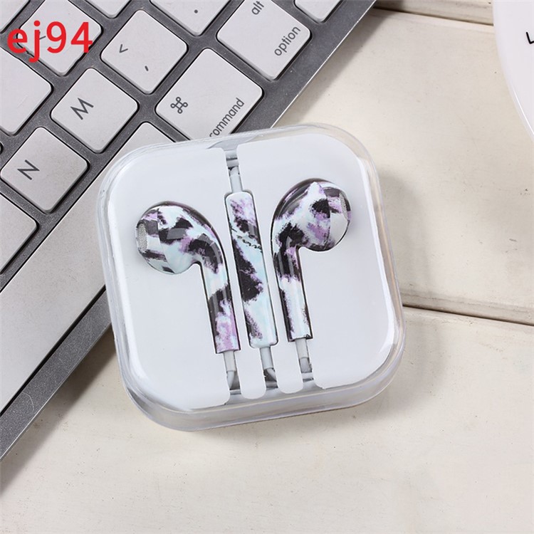 3.5mm Dual Dynamic Drivers In-ear Wired Headphones Earphones with Microphone - Random-4