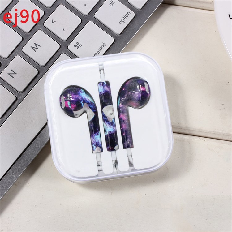 3.5mm Dual Dynamic Drivers In-ear Wired Headphones Earphones with Microphone - Random-8