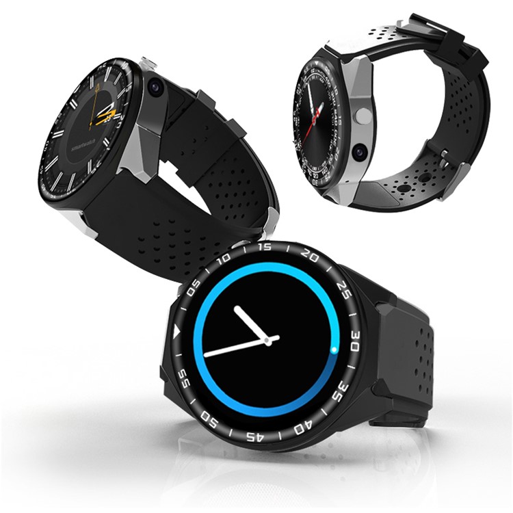 3G Android 5.1 1.39 Inch Round Screen RAM512+ROM4GB Smart Watch Phone - Black-7
