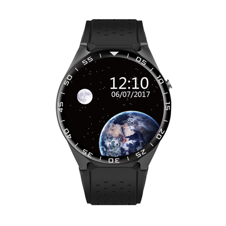 3G Smartwatch Phone 1.39 inch Android 5.1 Quad Core 1G+16G Smart Watch with Silicone Strap - Black-1