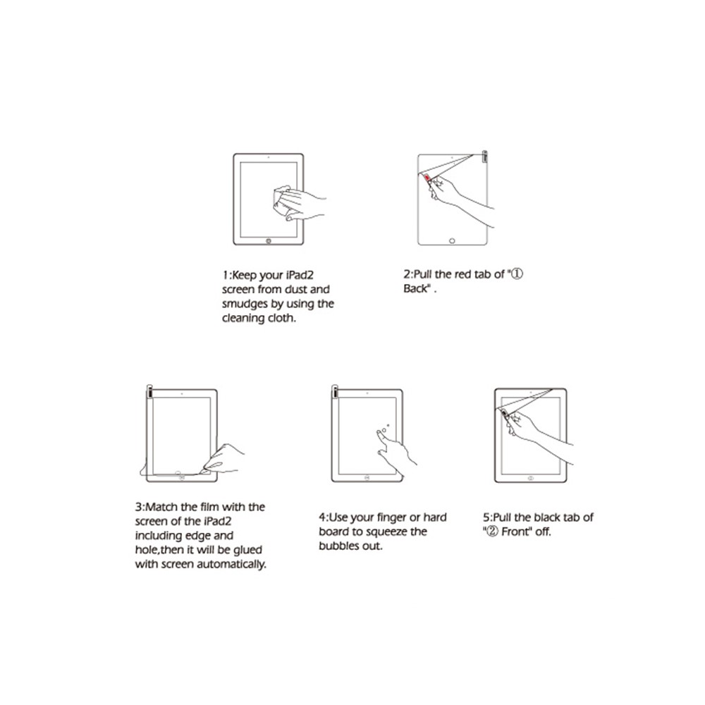 Anti-scratch HD Clear LCD Screen Protector Tablet Film for iPad mini 4-6