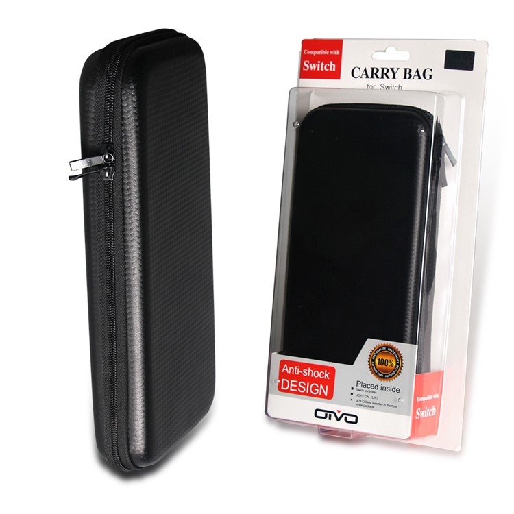 OIVO EVA Storage Bag Case for Nintendo Switch (IV-SW 007), Size: 22.7x17.3x4.8CM - Black-5