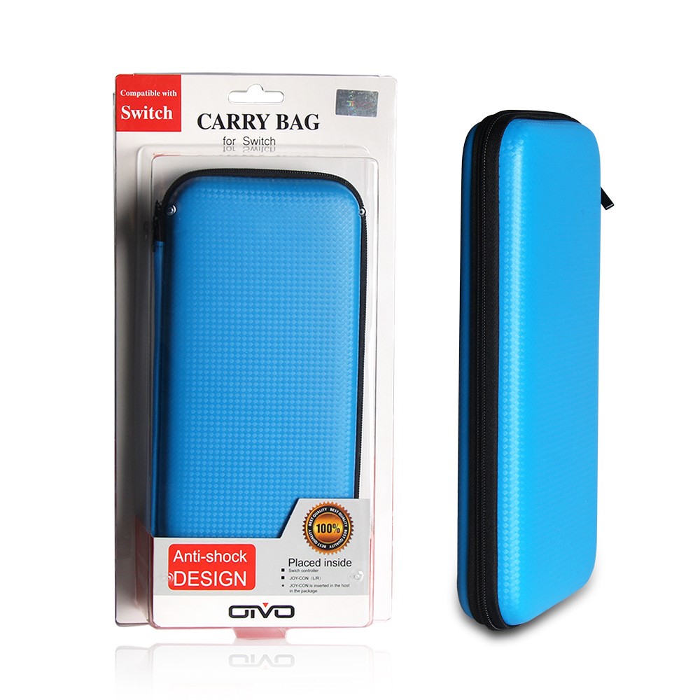 OIVO for Nintendo Switch EVA Storage Case Box (IV-SW 007), Size: 22.7x17.3x4.8CM - Blue-3
