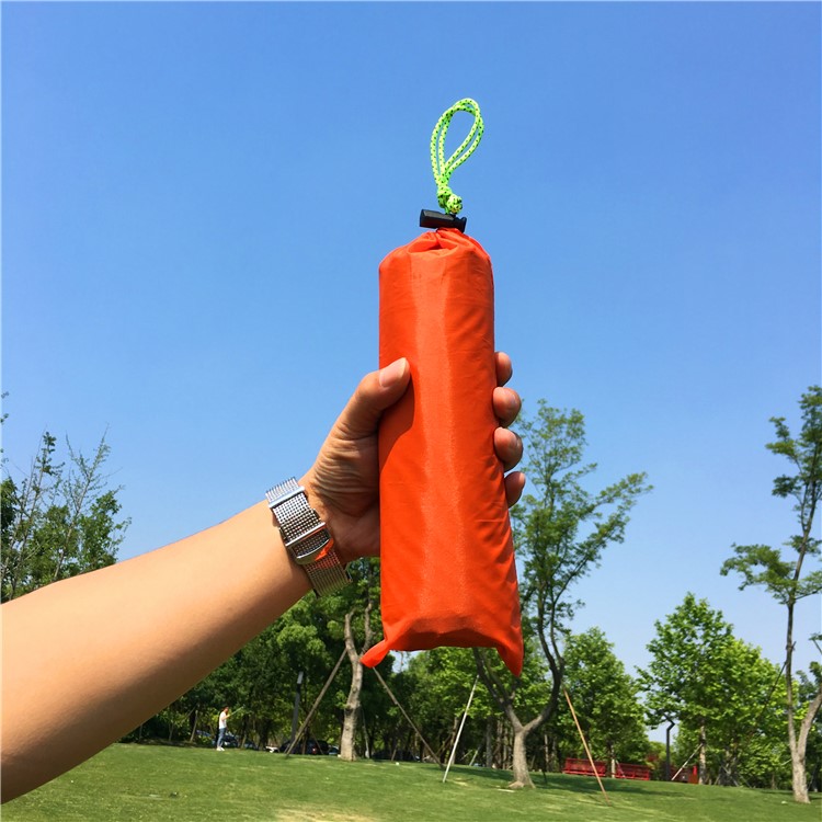 Outdoor 200 x 150cm Waterproof Picnic Mat with Four Pegs - Orange-2