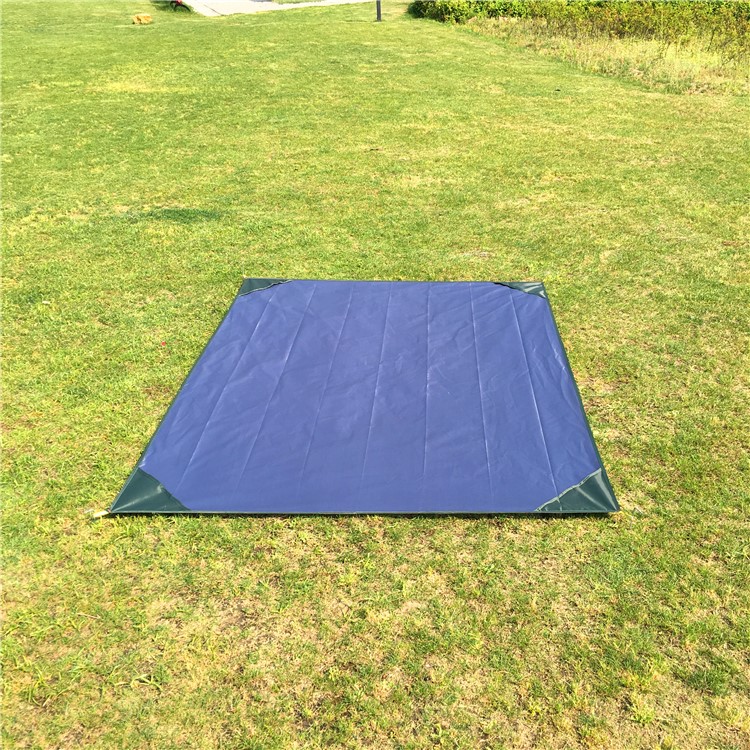 Thickened Picnic Blanket Moisture-proof Mat Pad (200 x 150cm) with Four Pegs - Blackish Green-7