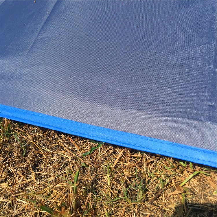 Outdoor 200 x 150cm Waterproof Anti-damp Picnic Mat with Four Pegs - Blue-1