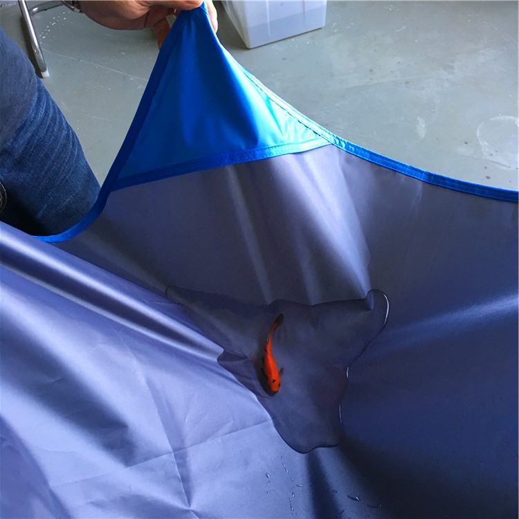 Outdoor 200 x 150cm Waterproof Anti-damp Picnic Mat with Four Pegs - Blue-9