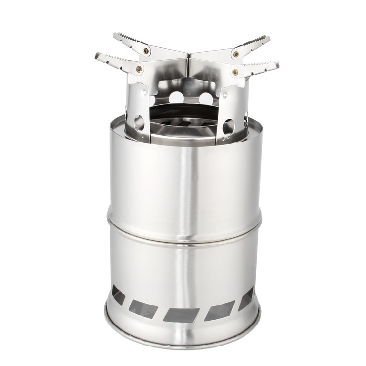 WS005 Léger & Poêle À Bois Portable En Acier Inoxydable Pour Le Camping En Plein Air-4