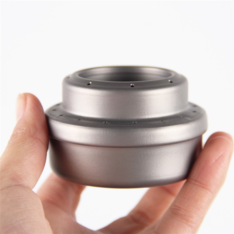 WST012 Ultralight Portable Titanium Alcohol Stove Titanium Mini Liquid Stove for Outdoor Camping Hiking-4