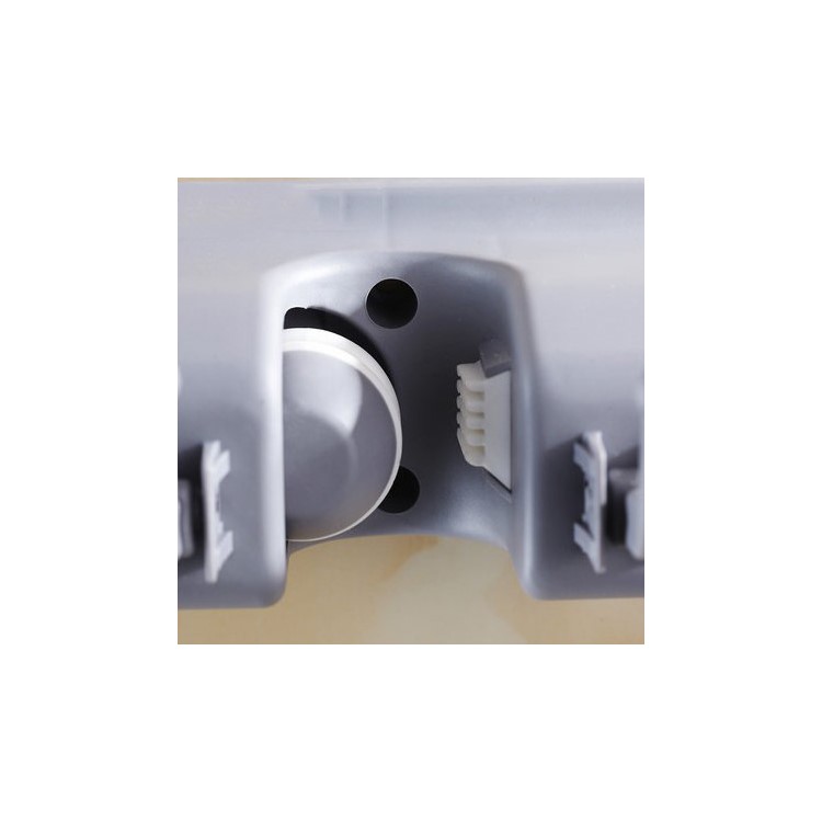 Wall Mounted Mop Broom Holder Organizer with 3 Positions and 4 Hooks-3