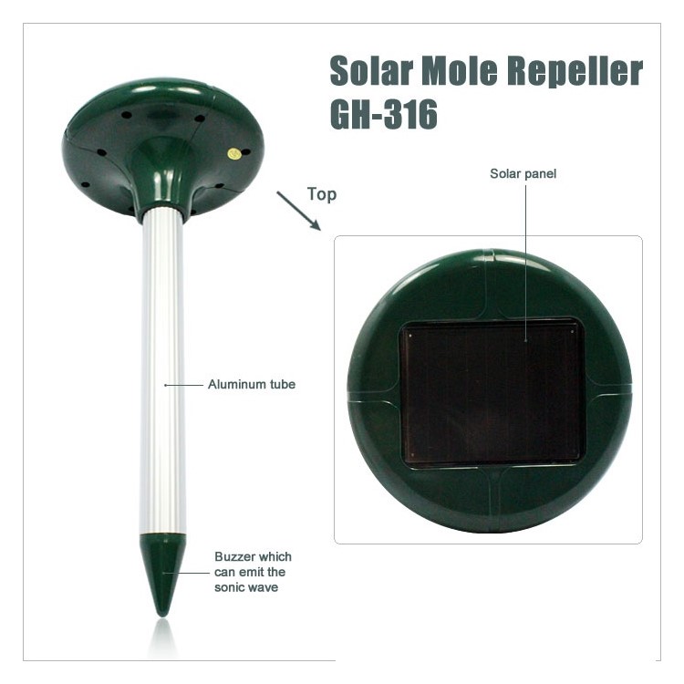 Solar Power Ultrasonic Electronic Anti Mosquito Rat Mice Pest Bug Repeller-4