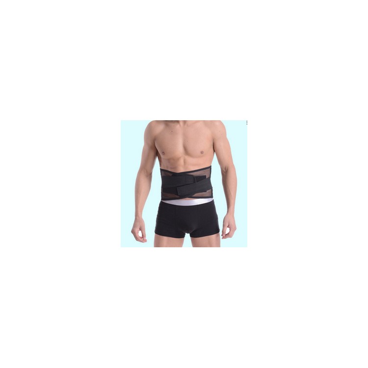 Summer Breathable Tummy Belly Wrapper Belt Abdomen Trimmer Waist Cincher Body Shaper - Size: L-1