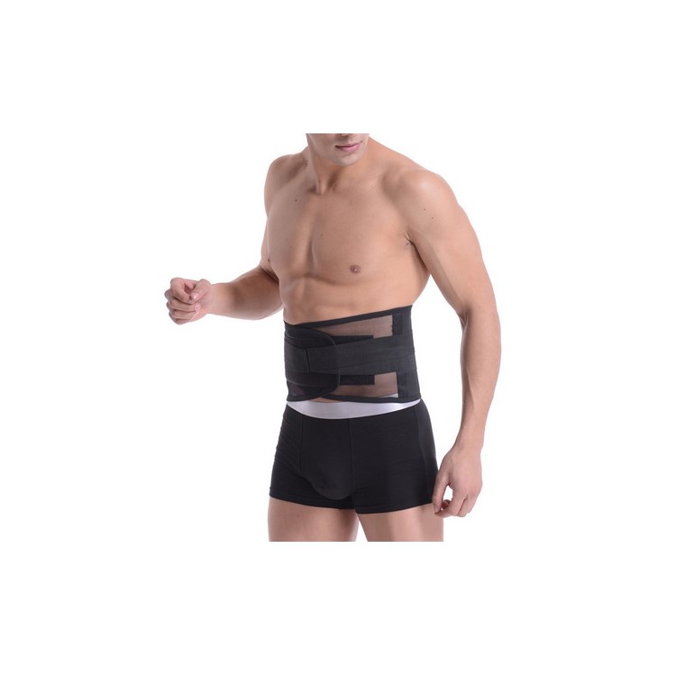 Summer Breathable Tummy Belly Wrapper Belt Abdomen Trimmer Waist Cincher Body Shaper - Size: L-10