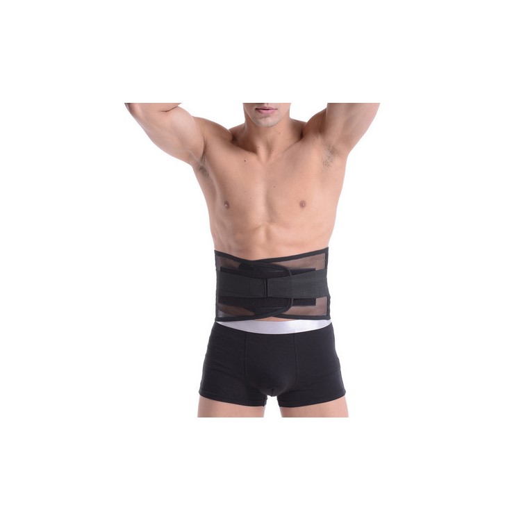 Summer Breathable Tummy Belly Wrapper Belt Abdomen Trimmer Waist Cincher Body Shaper - Size: L-11
