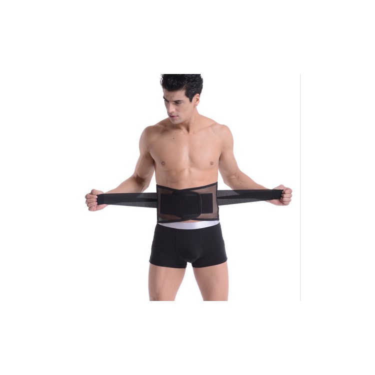 Summer Breathable Tummy Belly Wrapper Belt Abdomen Trimmer Waist Cincher Body Shaper - Size: L-15
