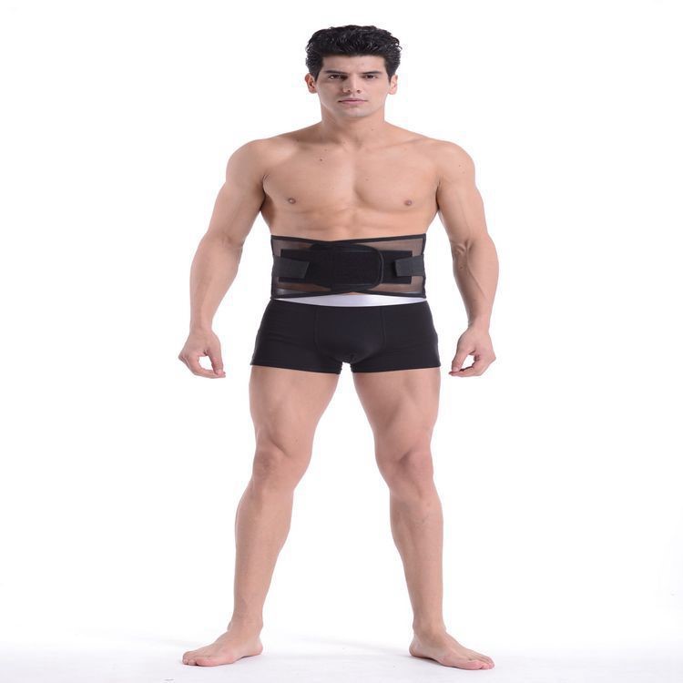 Summer Breathable Tummy Belly Wrapper Belt Abdomen Trimmer Waist Cincher Body Shaper - Size: L-21