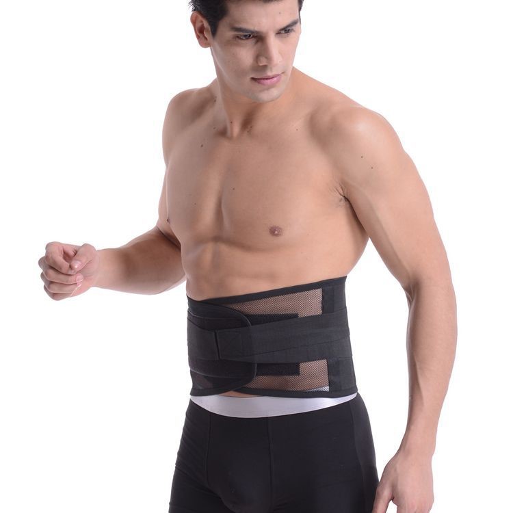 Summer Breathable Tummy Belly Wrapper Belt Abdomen Trimmer Waist Cincher Body Shaper - Size: L-22