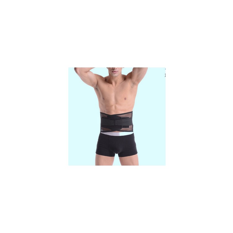 Summer Breathable Tummy Belly Wrapper Belt Abdomen Trimmer Waist Cincher Body Shaper - Size: L-3