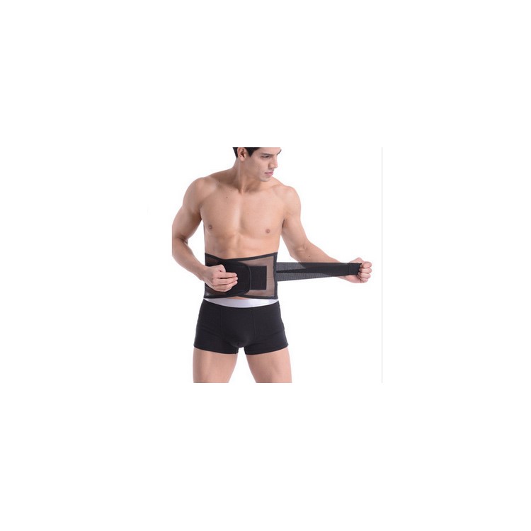 Summer Breathable Tummy Belly Wrapper Belt Abdomen Trimmer Waist Cincher Body Shaper - Size: L-4
