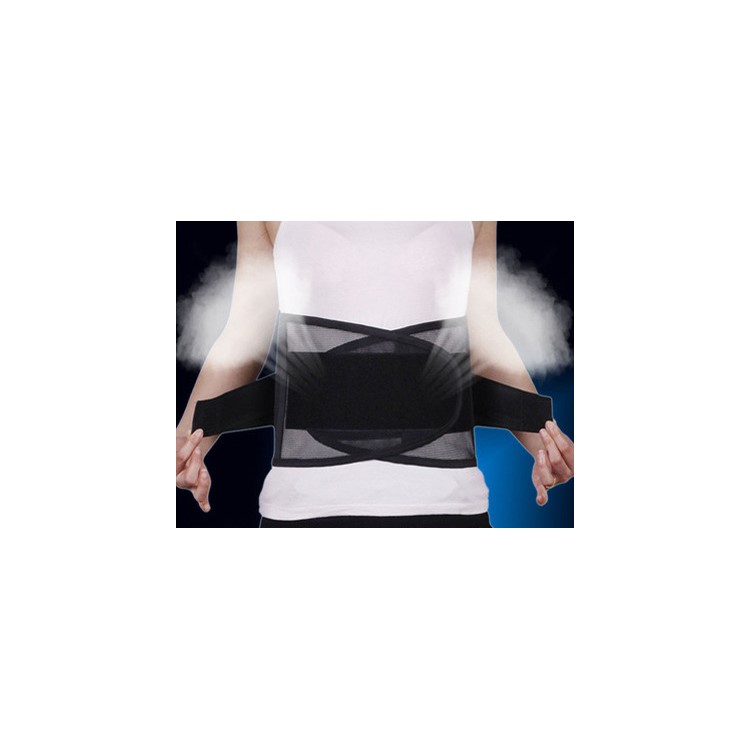 Summer Breathable Tummy Belly Wrapper Belt Abdomen Trimmer Waist Cincher Body Shaper - Size: L-8