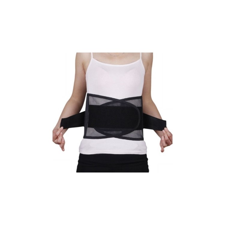 Summer Breathable Tummy Belly Wrapper Belt Abdomen Trimmer Waist Cincher Body Shaper - Size: L-9