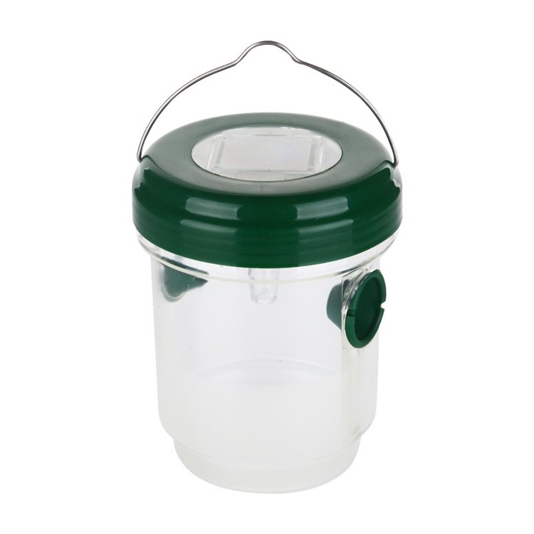 2PCS/Set Solar Powered Wasp Trap with UV LED Light Outdoor Insect Trap Killer-5