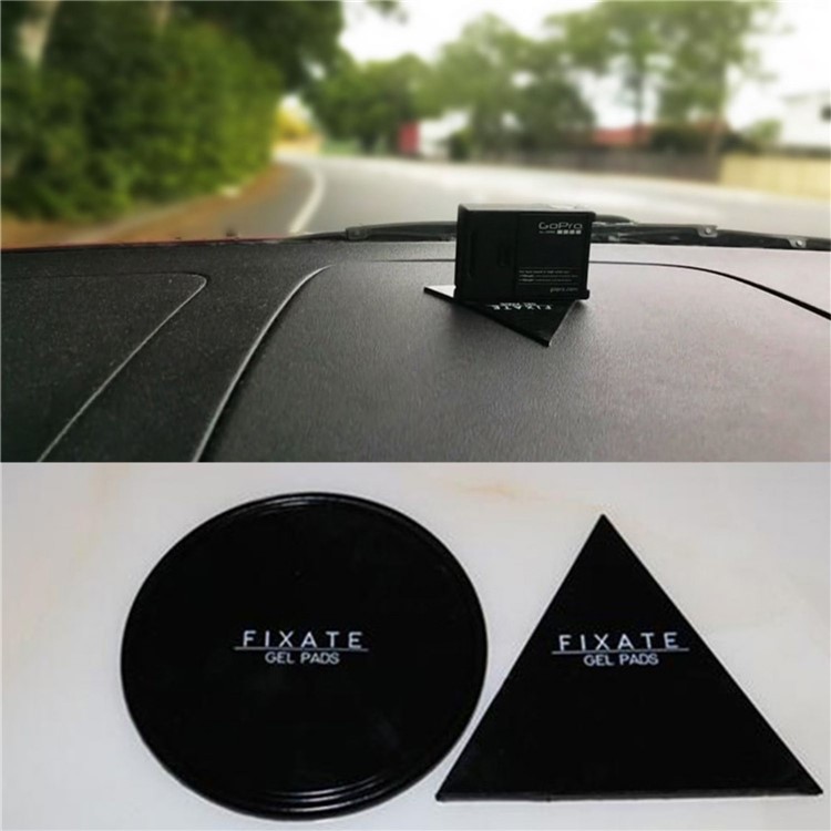2Pcs/Set Sticky Pads Fixate Gel Pads Glue Stick Powerful Gel Pads Wall Stickers - Black-4