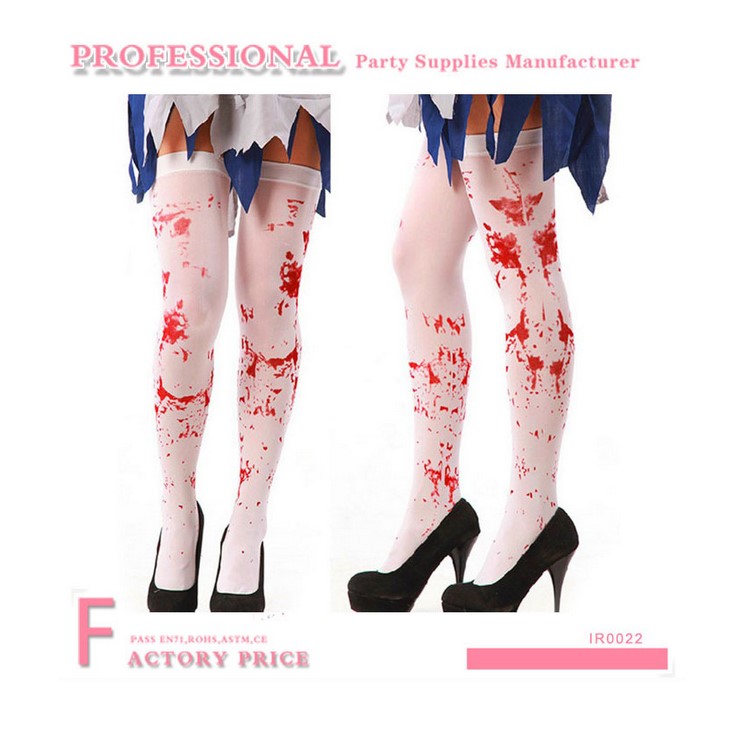 Halloween Blood Stockings Halloween Cosplay Party Props for Women-1