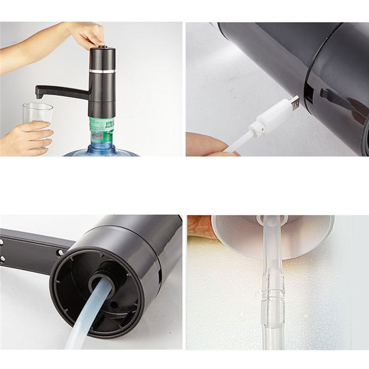 Wireless Auto Electric Drinking Water Button Press Pump Bottled Dispenser Water Supply Device-9