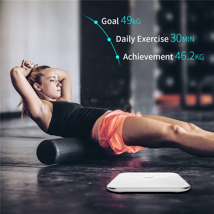 L1100 Bluetooth Body Fat Scale Smart Healthy Weight Loss Tracking Body Scale with Smartphone App-1