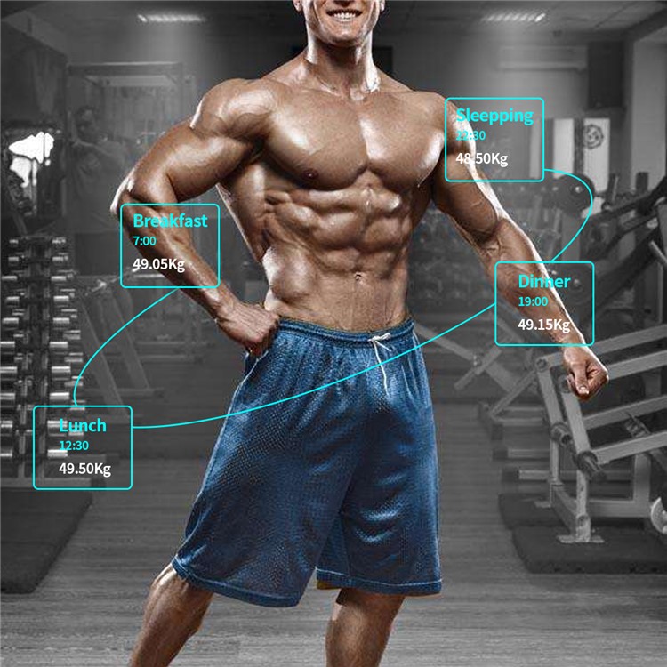 L1100 Bluetooth Body Fat Scale Smart Healthy Weight Loss Tracking Body Scale with Smartphone App-11