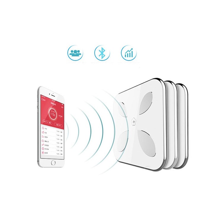 L1100 Bluetooth Body Fat Scale Smart Healthy Weight Loss Tracking Body Scale with Smartphone App-3