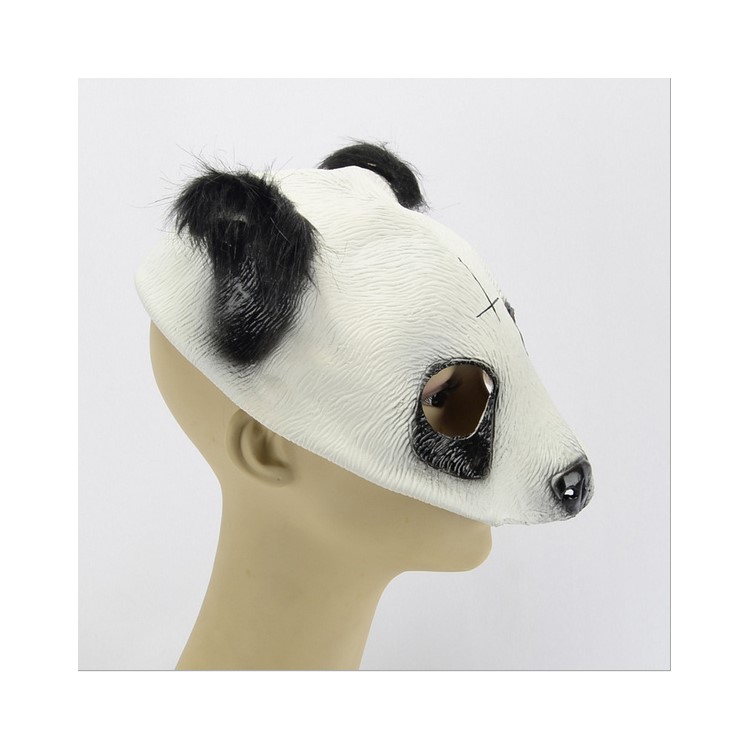Animal Panda Latex Mask Halloween Costume Party Cosplay-2
