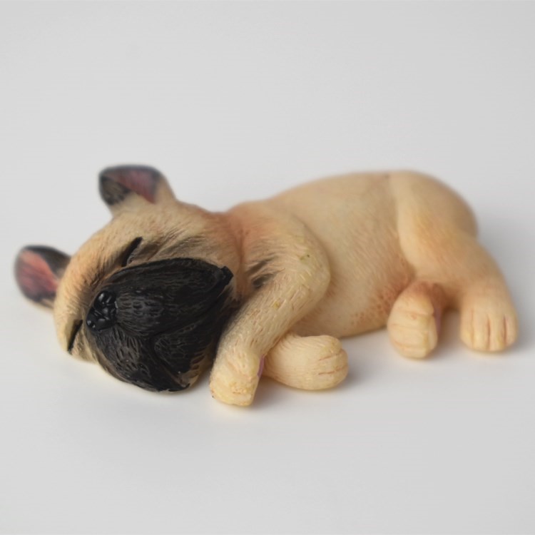 Japanese Style Adorable 3D French Bulldog Fridge Magnet Resin Fridge Magnet Home Decoration - Random-2