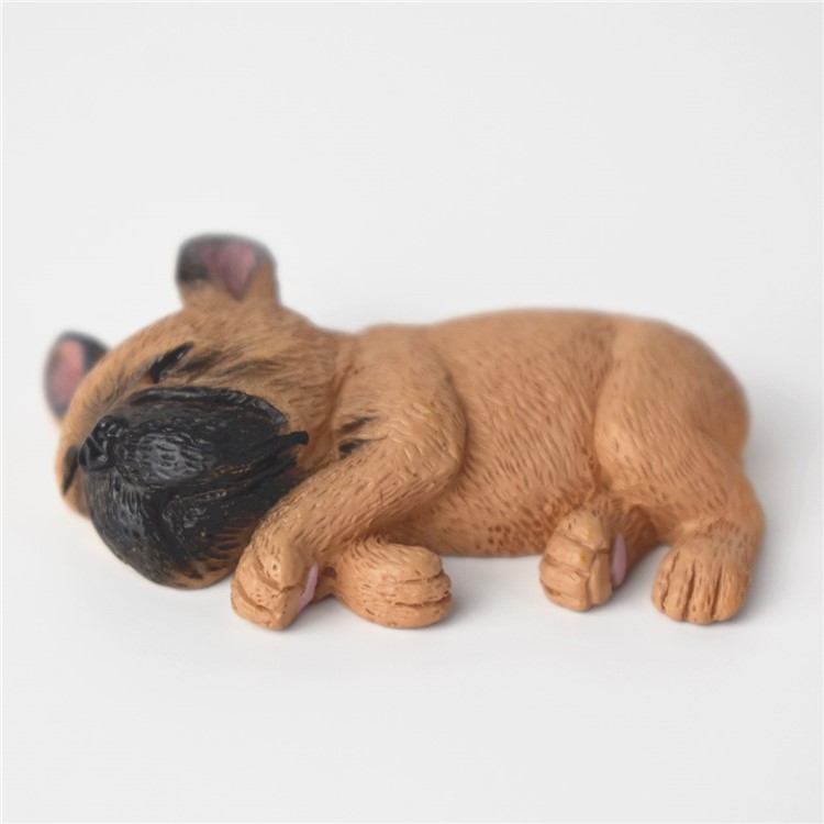 Japanese Style Adorable 3D French Bulldog Fridge Magnet Resin Fridge Magnet Home Decoration - Random-3