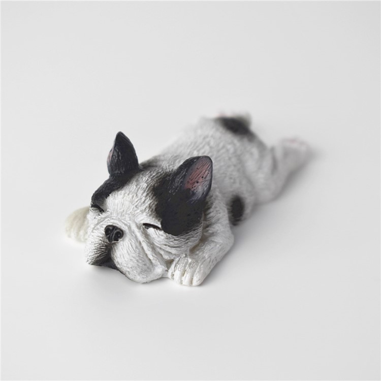 Japanese Style Adorable 3D French Bulldog Fridge Magnet Resin Fridge Magnet Home Decoration - Random-5