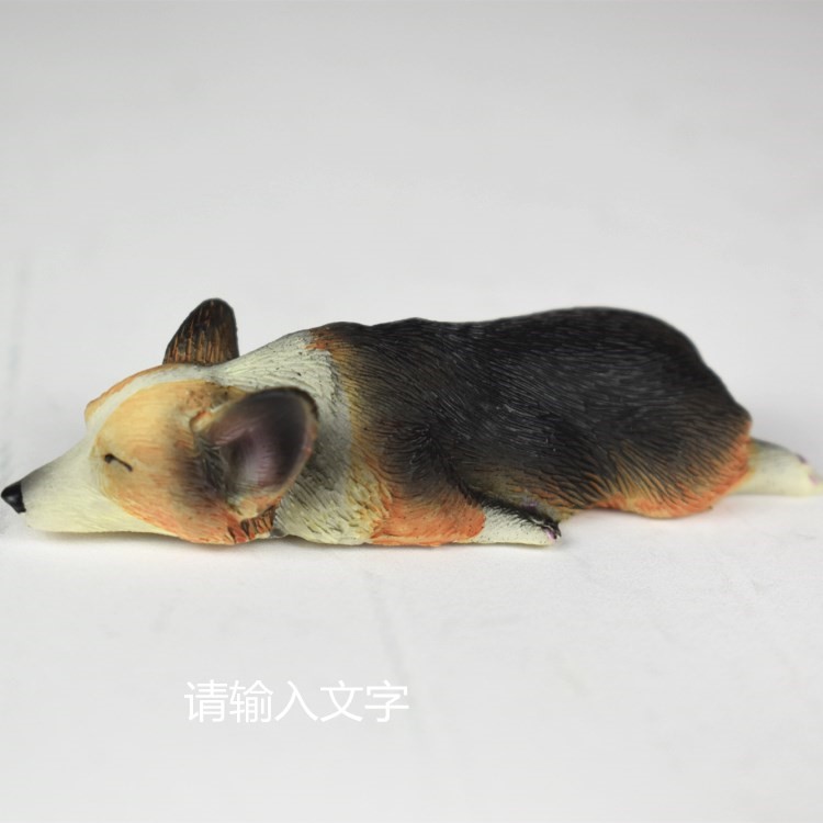 Japanese Style Lovely Resin Fridge Magnet 3D Corgi Fridge Magnet Home Decoration - Random-10