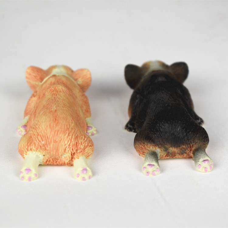 Japanese Style Lovely Resin Fridge Magnet 3D Corgi Fridge Magnet Home Decoration - Random-5
