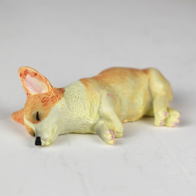 Japanese Style Lovely Resin Fridge Magnet 3D Corgi Fridge Magnet Home Decoration - Random-8