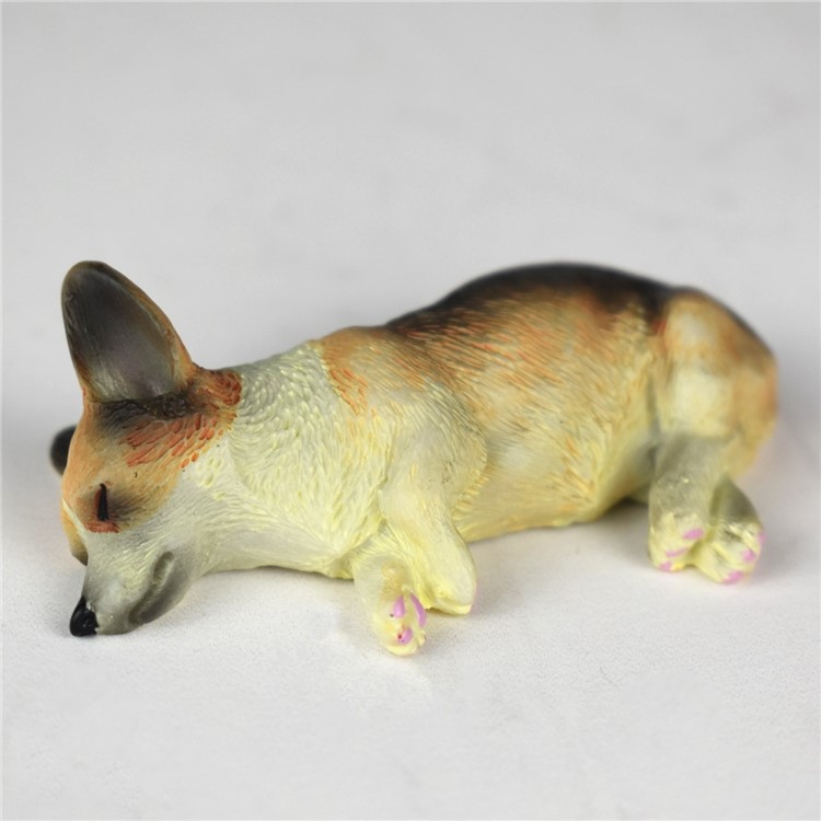 Japanese Style Lovely Resin Fridge Magnet 3D Corgi Fridge Magnet Home Decoration - Random-9