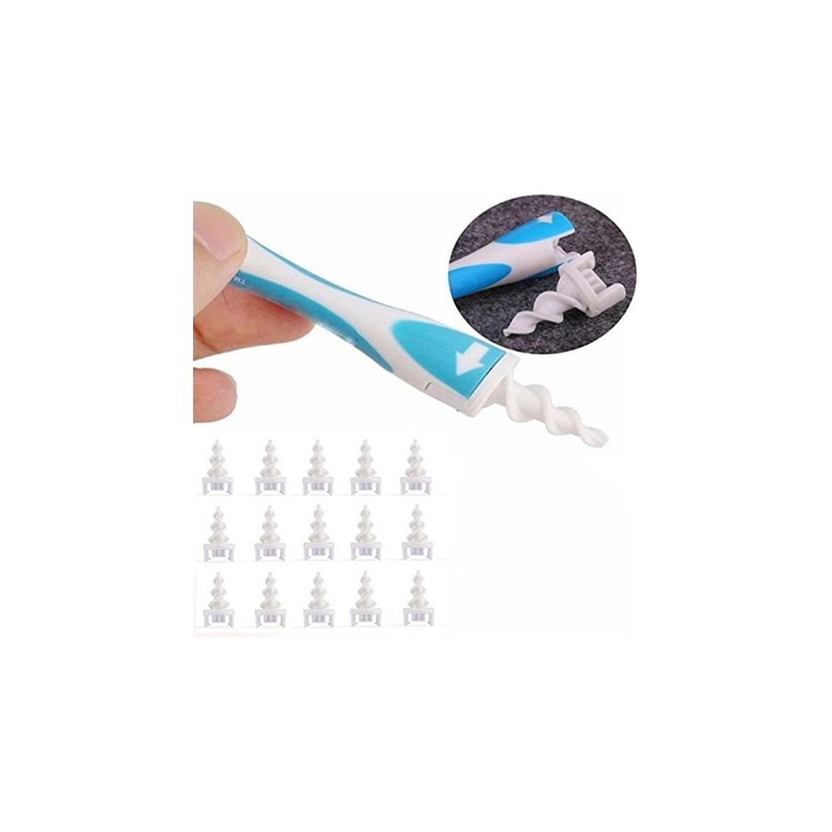 Soft Spiral Disposable Ear Wax Remover Removal Swab safe cleaner Earpick Tool-3